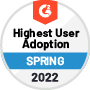 SproutLoud - Highest User Adoption - Through Channel Marketing - G2 Spring 2022 Report