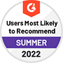 SproutLoud - Users Most Likely to Recommend - for Marketing Analytics - G2 Summer 2022 Report