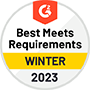 Best Meet Requirements in Local SEO - G2 Winter 2023 Report