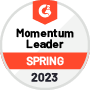 Momentum Leader in Through Channel Marketing - G2 Spring 2023 Report