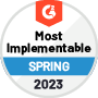 Most Implementable in Through Channel Marketing - G2 Spring 2023 Report