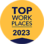 Badge - Top Workplaces Sun Sentinel 2023